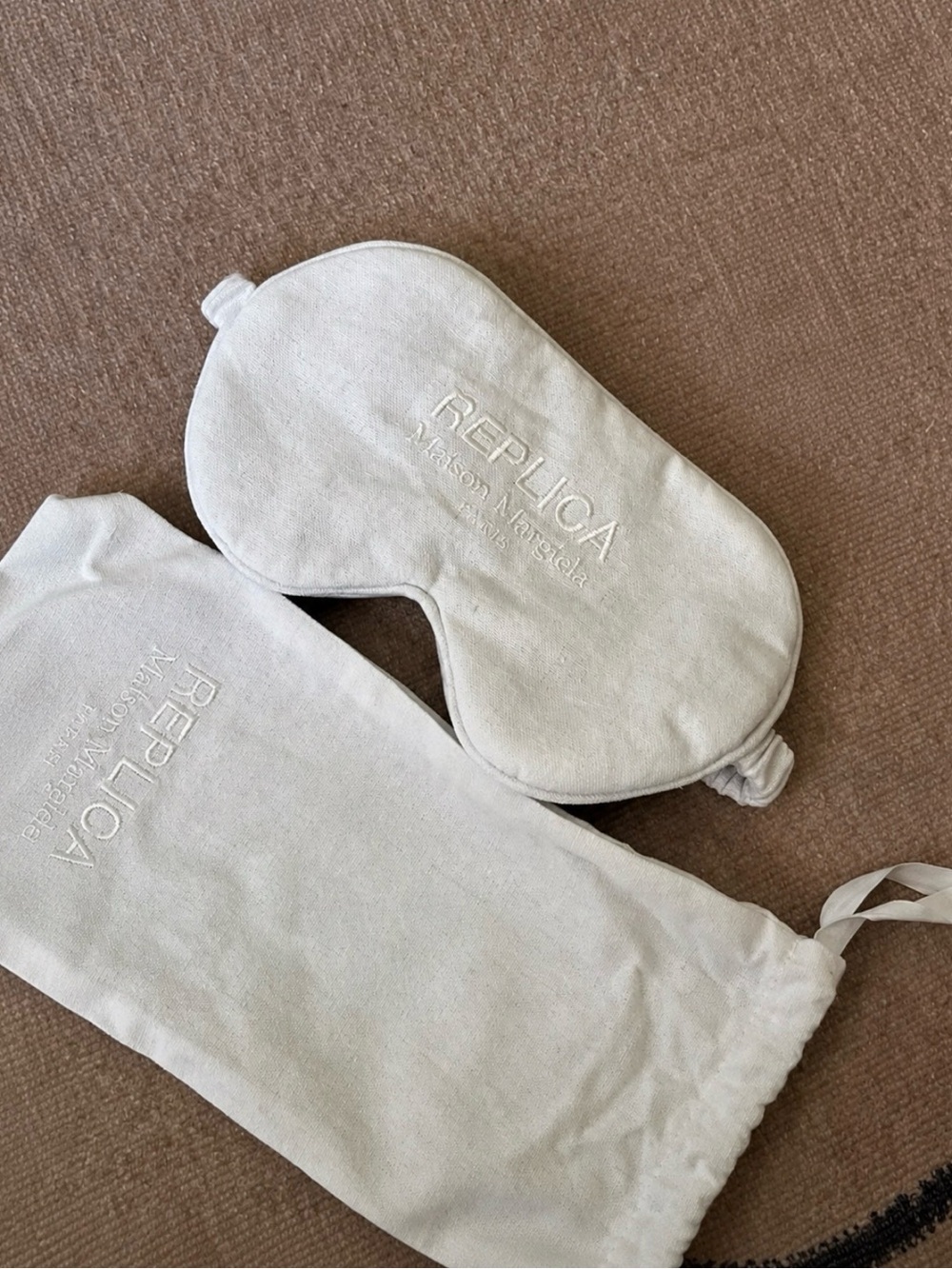 Maison Margiela Paris Eye Mask With Pouch